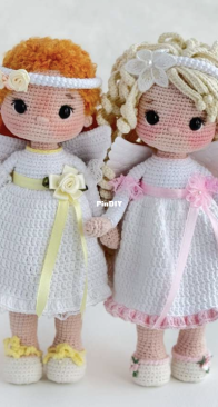 Crochet Friends Toys - Favorite Toys by Elena - Elena Bondarenko - Елена Бондаренко - Angel Hope - Ангел Надежда - Russian