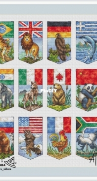 Countries by Elena Lartsova and Anna Petunova