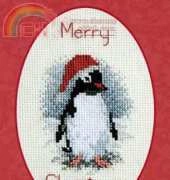 Derwentwater Designs CDX20 Christmas Cards - Penguin