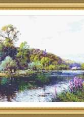 Classic Cross Stitch - SC 166 - Thames Summer Morning