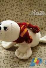 Halline -  Halina Krapková - Crocheted Seal - Czech