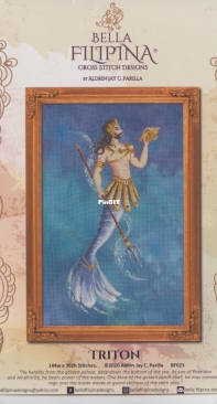 Bella Filipina Cross Stitch Designs BF023 - Triton