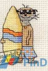 Mouseloft Stitchlets Surfing Meerkat 004- F08 stl