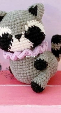 Tokki Crochet - Yeom Dong-yeon  - Tiny Chubby Racoon