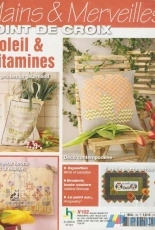 Mains & Merveilles Point de Croix - Soleil & Vitamines - No.102 - May-June 2014 - French