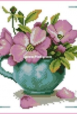 Lanarte PN-0164070 Wild Roses by Marjolein Bastin XSD + PCS