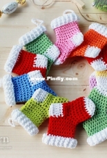 Zoom Yummy - Crochet Christmas Stocking Ornaments