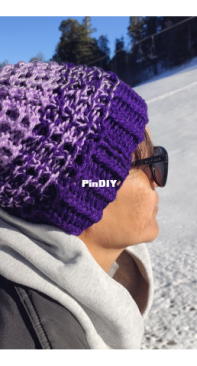 Lila to Purple Beanie