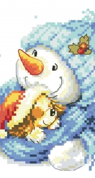 Alisa 0-204 Snowman and puppy XSD