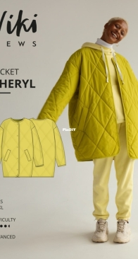 Viki Sews - Cheryl Jacket - Куртка Шерил - Sizes XS-XL - English, Russian
