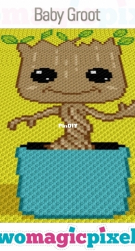 Two Magic Pixels - Baby Groot