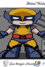 Two Magic Pixels - Mini Wolverine Blanket