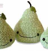 Salihan Laugesen - Giant Amigurumi Pear in Three Sizes