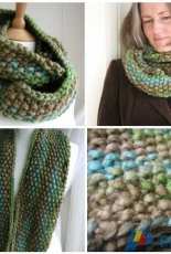Hand Knitted Things-Indie Circular Scarf by Julia Marsh-Free