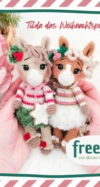 Tobi.hand.made - Tobias Kaul - Tilda the Christmas Pony - Tilda das Weihnachtspony - German - Free