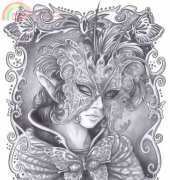 HAEAS 457 Masquerade Winged Grace - Adele Sessler
