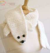 Bees knees knitting - Seal Pup Scarf