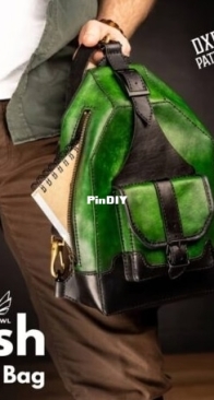 Creative Awl - Leather Rush Sling bag