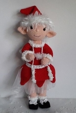 Wollbine - Ursula Donath -  Winter Elf Tinchen - German