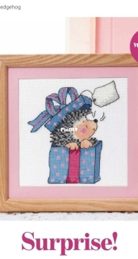 Hedgehog Suprise by Margaret Sherry from Cross Stitch Favourites 41 PCS + XSD