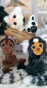 Toys Workshop - Viktoria Yagodkina - Игрунковые обезьянки Playful Monkeys - Russian