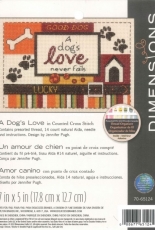 Dimensions 70-65124 A Dogs Love