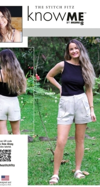 Know Me Sewing Pattern Misses' Shorts and Knit Top by The Stitch Fitz - ME2006 -  Sizes 16-24