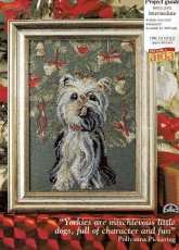Christmas Yorkie by Pollyanna Pickering from Cross Stitch Collection 72