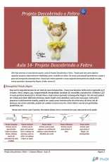 Cristiane Débora - Bonequinha Virtude: Alegria / Virtue Doll: Joy Felt Pattern - Portuguese - Free 2 of 9
