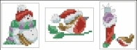 Card Trio by Margaret Sherry from The World of Cross Stitching 301 PCS + XSD