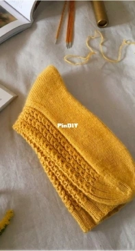 Tansy Socks by Olga Bilkovskaya - Russian