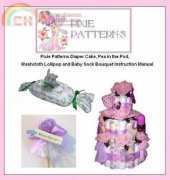 Pixie Patterns- Diaper Cake,Peas in the Pod