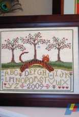 Leaping Cat by La D Da