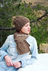 Fort Davis Beanie and Scarf by Alexandra Davidoff