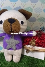 Pug in purple