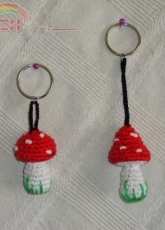 Mushroom Keychains