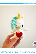 Crochet creativo - Marta Ruso - Pattern Aura the unicorn - Spanish - free