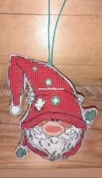 Gnome Christmas ornament