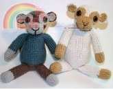 Knottys amigurumi - Old school monkey - Free