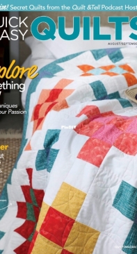 Fons & Porters Quick + Easy Quilts August - September  2021