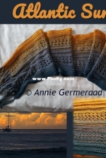 Annie Germeraad - Atlantic Sunset Scarf - Dutch - Free