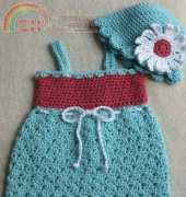 Debra Devlin Designs- Girls Sundress with Matching Hat