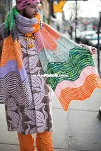 Building Blocks Scarf by Stephen West