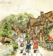DMC K3216 Victoriana - Village Stroll