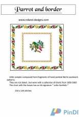 Roland Designs - Parrot and Border - Virginie Lykins - Free