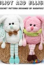 Karapooz Crochet Designs - Tanya Aleinikau - Eliot and Ellise Bunnies