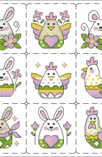 Easter Sampler from Russian needlework magazine 2019