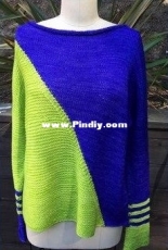 Afifa Knit Designs- Afifa Sayeed- Faultline Sweater