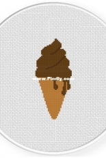 Daily Cross Stitch - Melting Ice Cream