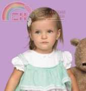 Red Heart LW1545 Knit Baby Ruffles Dress, 18 mos - Free